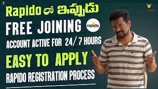 Rapido account creation video