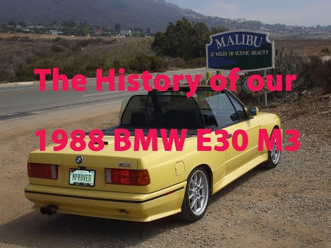 My 1988 BMW E30 M3 Cabrio History - the full story!