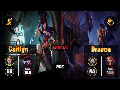Zven CAITLYN (ADC) [Fleet Footwork] VS DRAVEN - Challenger NA Patch 10.9