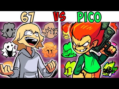 67 VS PICO TEST | FNF Character Test | Gameplay VS Playground