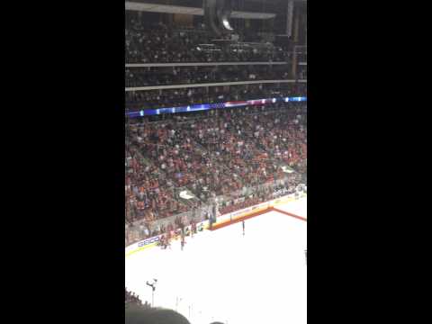 Coyotes VS Blackhawks intro 1980 Gold Medal