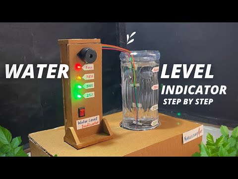 Water Level indicator project 12th #science Project step by step
