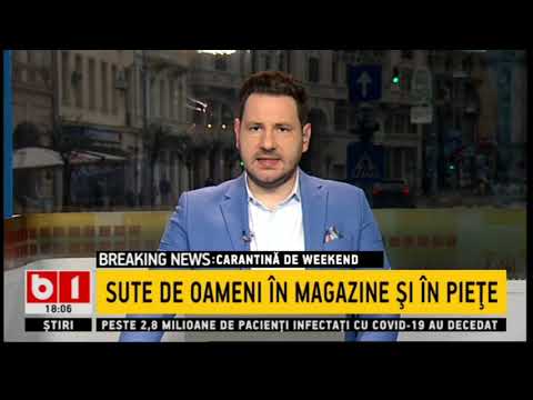 STIRI B1 ORA 18.00 DIN 3 APR 2021 - DIN NOU LA PROTEST -CATEVA SUTE DE OAMENI LA PIATA UNIVERSITATII