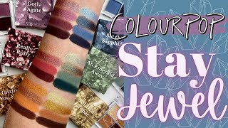 NEW ColourPop STAY JEWEL Mini Palettes | Swatches + Comparisons of ALL 6 Palettes