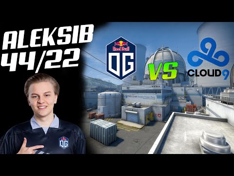 CSGO POV OG.ALEKSIB(44/22) VS CLOUD9 NUKE Flashpoint 2 16.11.20!
