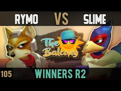 Melee @ the Balcony 105 - Winners R2 ft. Slime (Falco) VS Rymo (Fox)
