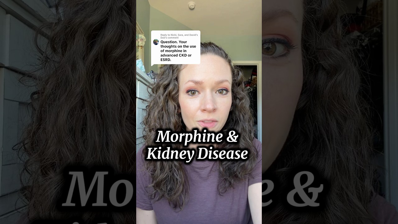 Morphine and Kidney failure