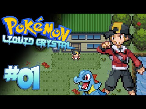 Pokemon Liquid Crystal Version Part 1 - Our Journey Beings! Pokemon Fangame Gameplay