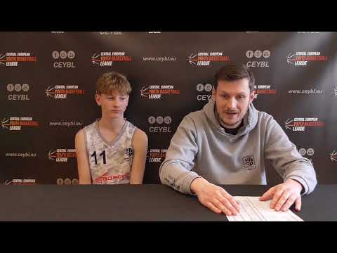 CEYBL U14 - Press conference, 4.2.2023, ADFORS Basket Litomyšl - Thuringia Select Team