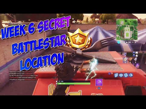 Week 6 Updated Secret Battlestar Location  | Fortnite Battle Royale Season 4