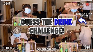 Guess The Drink Challenge (DAYSHA DRUNK PEE🤢)!!!