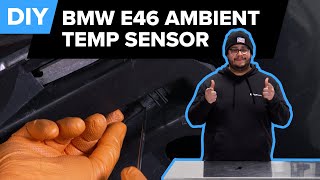 BMW E46 M3 Ambient Temperature Sensor Replacement DIY (1999-2006 BMW E46)