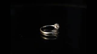 CI0001257 -1.4 grams 9ct White Gold Tanzanite and Diamond Ring