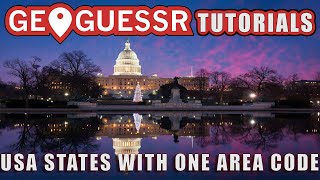 GeoGuessr Tutorial | Phone Numbers | USA States with ONE Area Code