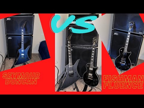 Jeff Loomis Seymour Duncan Blackouts vs Fishman Fluence Modern humming test
