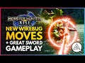 Monster Hunter Rise | New Wirebug Moves & Great Sword Gameplay
