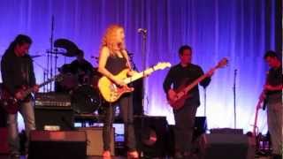 Emily Grogan performs at a Night With Ray Mac and the Smooth Review