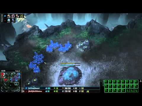 SC2  ShowMatch  Sacsri vs Welmu ZvP  Game 2  Starcraft 2 gameplay