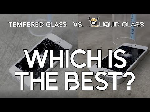 cellhelmet Liquid Glass vs Tempered Glass Drop Test