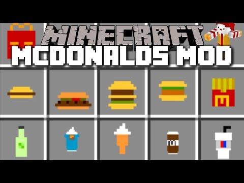 MC Naveed - Minecraft - Minecraft MCDONALDS MOD / MCFOOD AND FAST FOOD MAYHEM COOKING!! Minecraft