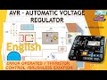 AVR - Automatic Voltage Regulator 1 (English) - Error operated /  brushless excitation #marinengbase
