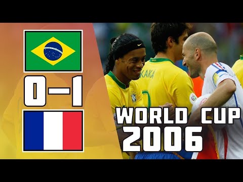 🔥 Бразилия - Франция 0-1 - Обзор Матча 1/4 Финала Чемпионата Мира 01/07/2006 HD 🔥