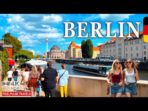 Berlin, Germany 4K Walking Tour | Hot Summer 2024 in HDR