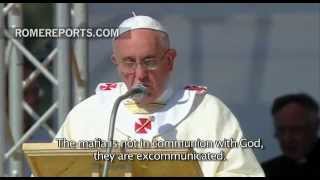 Pope to Mafia: &quot;You&#39;re excommunicated&quot;