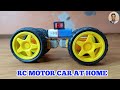 How To Make Rc Motor Car At Home RC Motor Car Kaise Bnaye Xyzprince01