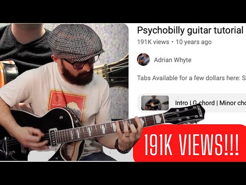 PSYCHOBILLY Guitar Tutorial - Psychobilly Blues Intro