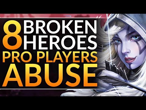 Top 8 BROKEN PICKS the Pros ABUSE - Meta Tips to Main the BEST HEROES | Dota 2 Guide (Immortal)