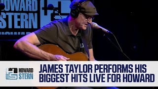 James Taylor Performs a Medley of His Hits Live on the Stern Show (2015)