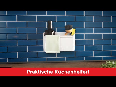 Artikelvideo 1 für tesa Spülbecken-Organizer weiß, 1 Set, Artikelnummer 555001