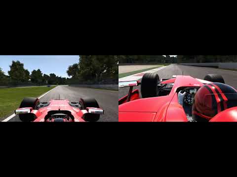 Ferrari F1 2017 vs Ferrari F1 2007  Monza
