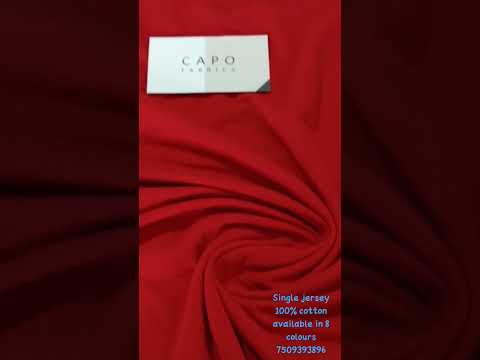 Maroon Single Jersey Fabric
