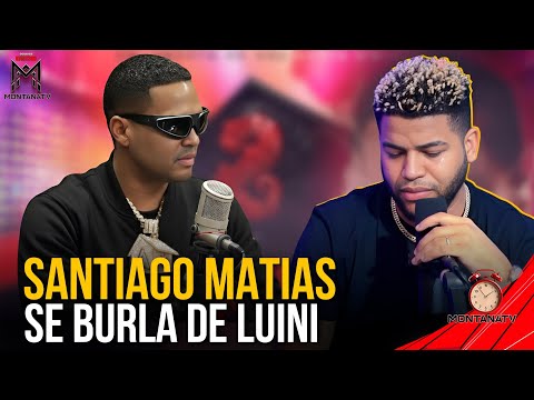 Santiago Matias mocks Luini's mansion and says his argument is with the president 😱