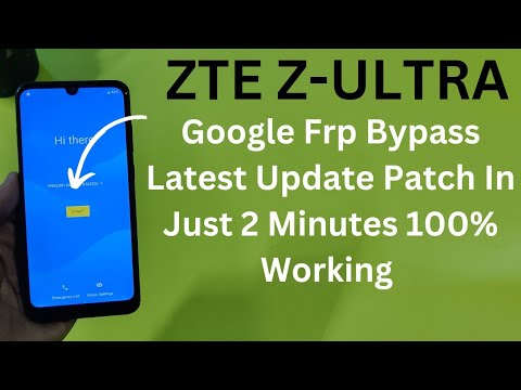ZTE Z-Ultra Google Frp Bypass Just 2 Minutes No Need Pc | Zte Unlock Frp Bypass