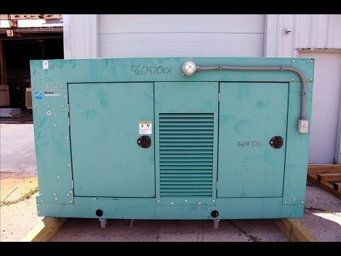 Used- Cummins 125 kW standby natural gas generator set - Stock # 46047001