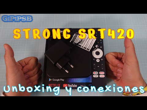 Descodificador STRONG SRT420 DVB-T2 con Netflix certificado - unboxing & conexiones