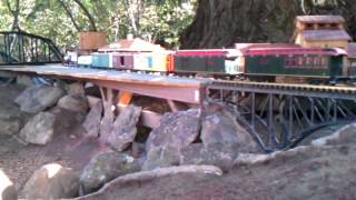 preview picture of video 'G-Scale 17-Car Consist Test Run at Lucky Mojo'