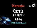 Carrie (Karaoke) Europe Man/ Male key /Low key C#m Minus one/ No vocal