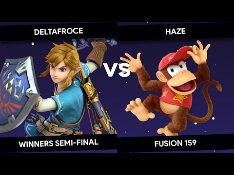 Fusion 159 - DeltaForce (Link) vs Haze (Diddy Kong) - Winners Semi-Final
