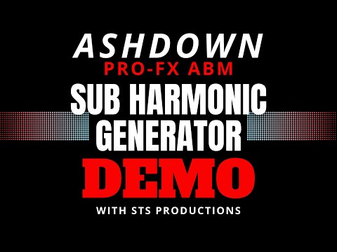 Ashdown PFX-SUB ABM Pro FX Sub Harmonic Octave Generator Bass Effect Pedal image 6