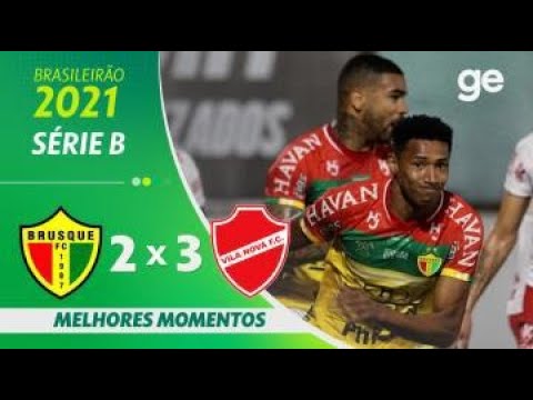 Gols e lances de Brusque x Vila Nova-GO