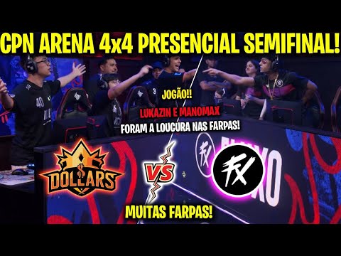 DOLLARS vs FLUXO - LUKAZIN AND MANOMAX WENT CRAZY! MANY BARBS - CPN ARENA RETRO 2024 SEMIFINAL