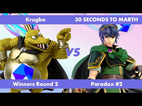 Paradox #2 - Krugbo (King K. Rool) vs 30 SECONDS TO MARTH (Marth) - Winners Round 2 - SSBU