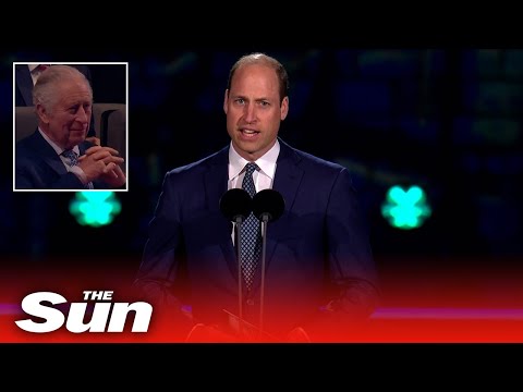 Prince William is 'so proud' of father King Charles in tribute at Coronation Concert