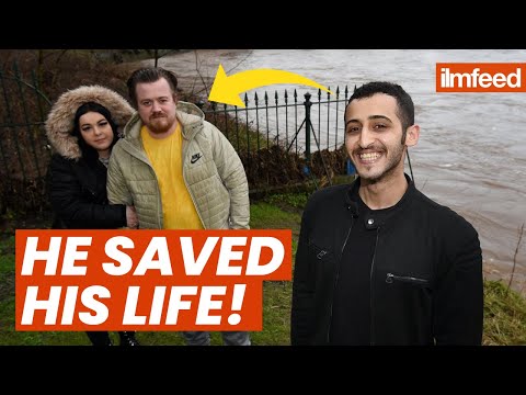 HE SAVED A MAN FROM DROWNING!