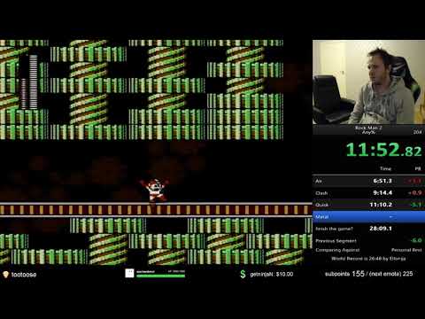 Rockman 2 NES speedrun - 27:49