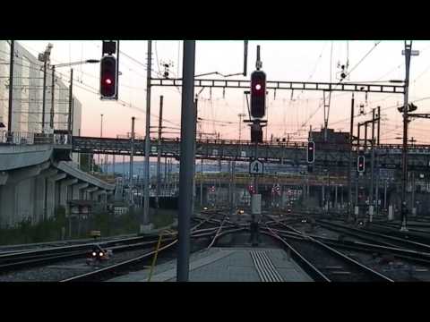 Basel BH SBB Zeitraffer x16 ( ca. 30 Min in 1Min 48 Sek )  Eisenbahn Railway Train Schweiz
